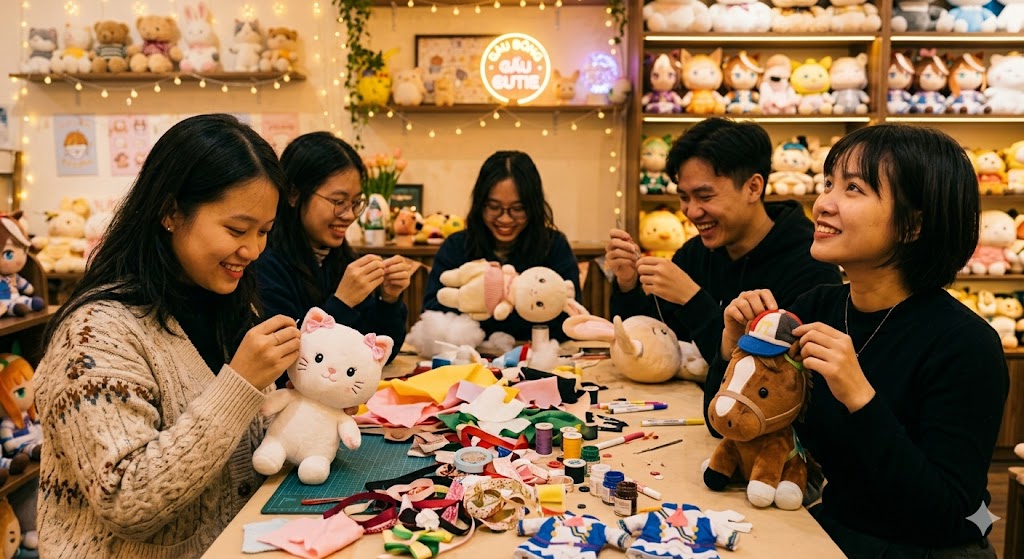 gau bong anime game work shop