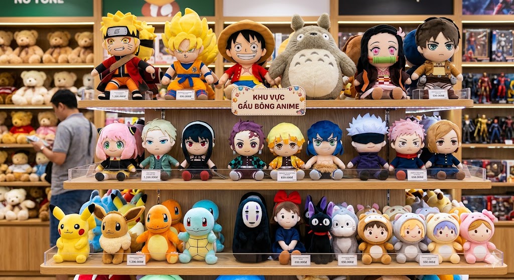 gau bong anime ke hang