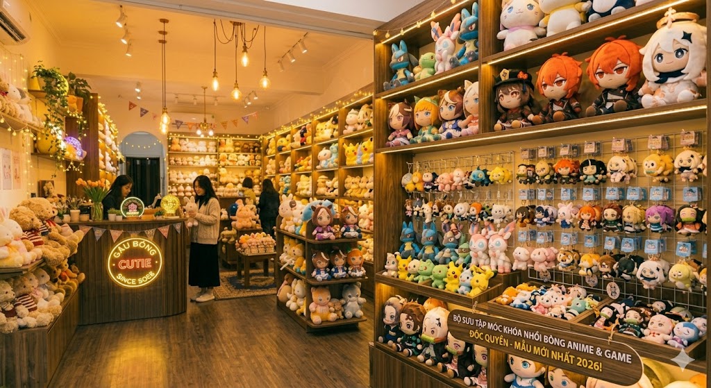 Săn ngay gấu bông chính hãng giá hạt dẻ cho học sinh, sinh viên cực xinh gau bong shop vi sao