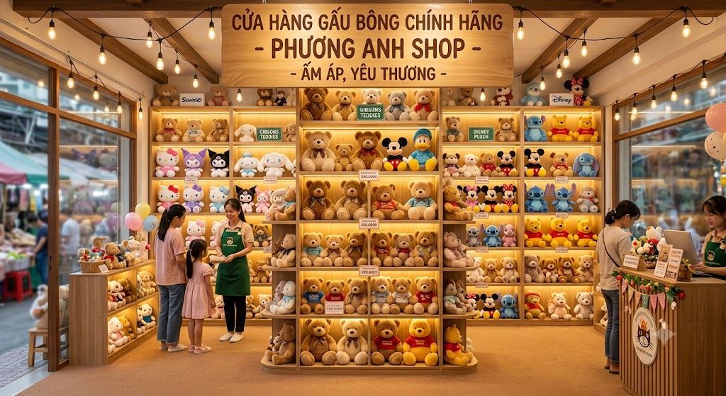 Shop Gấu Bông Uy Tín - Mua Gấu Bông Chính Hãng, Đẹp Giá Rẻ Nhất Hiện Nay gau bong uy tin