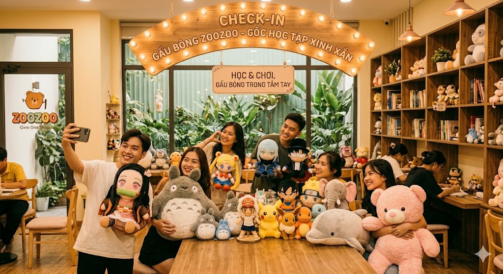Top 5 mẫu gấu bông bán chạy nhất 2026 tại ZooZoo – Quà Tặng Độc Đáo Siêu Cute gau bong zoo zoo check in
