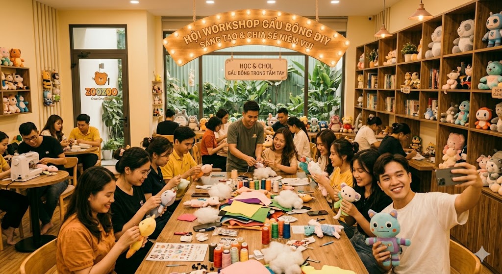 Top 5 mẫu gấu bông bán chạy nhất 2026 tại ZooZoo – Quà Tặng Độc Đáo Siêu Cute gau bong zoo zoo work shop