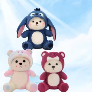 gấu bông lena cosplay stitch tai dài, lena loang galaxy, lena lotso, lena nâu – gấu lena dễ thương mềm mịn quà tặng cute