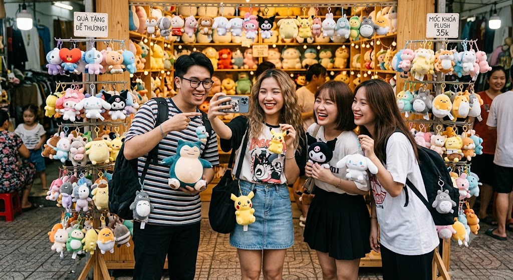 Shop Gấu Bông Đẹp Giá Rẻ - Mua Móc Khóa Nhồi Bông Cao Cấp Độc Đáo shop gau bong dep check in