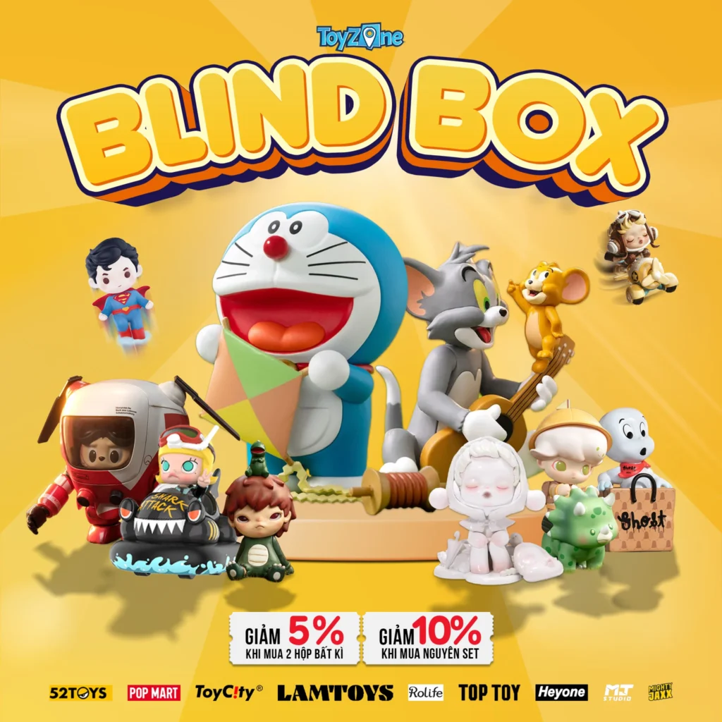 gau bong hoat hinh blind box1